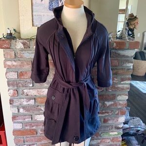 Cotton/spandex Lightweight Coat